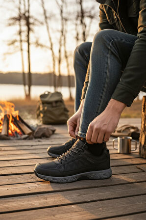 Khayt Garmon Su ve Soğuk Dayanıklı Rahat Taban Kışlık Erkek Ayakkabı Bot