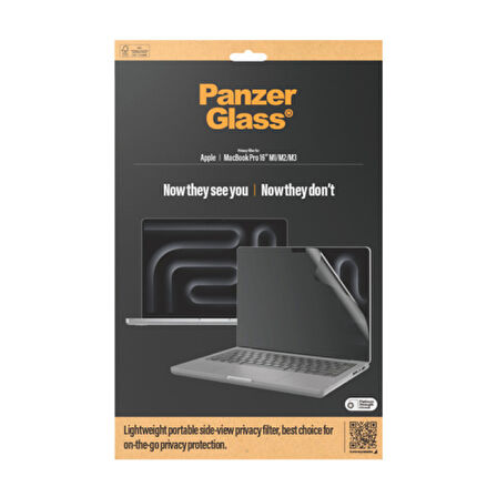 PanzerGlass® Dual Privacy™ Ekran Koruyucu MacBook Pro 16" M1 | M2 | M3 | M4