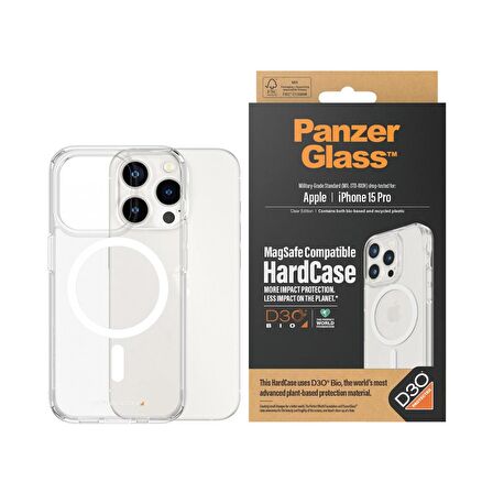 PanzerGlass iPhone 15 Pro HardCase MagSafe D3O Kapak