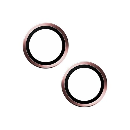 PanzerGlass Hoops iPhone 15/15 Plus Pembe Lens Koruyucu