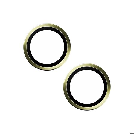 PanzerGlass Hoops iPhone 15/15 Plus Gold Lens Koruyucu