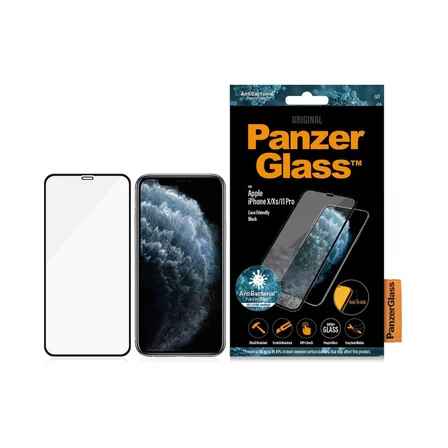 PanzerGlass iPhone 11 Pro | XS | X | Uçtan Uca Ekran Koruyucu Cam