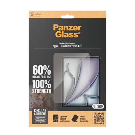 PanzerGlass Screen Protector iPad Air 11 inç 2024 | iPad 10.9 inç | Ultra-Wide Fit