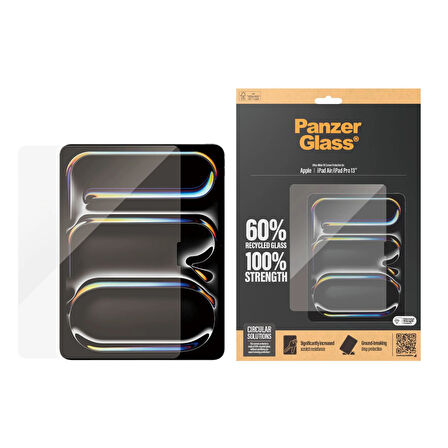 PanzerGlass Screen Protector iPad Air 13 inç | iPad Pro 13 inç | Ultra-Wide Fit