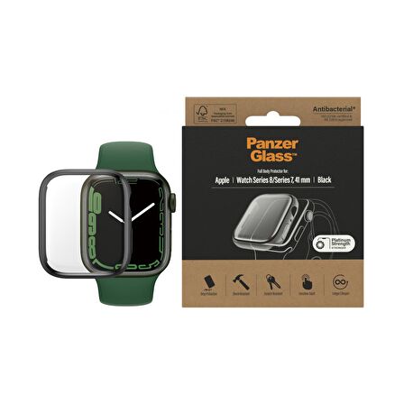 PanzerGlass Full Body Apple watch 7 (41mm) Black AB (Apple Watch Uyumlu)