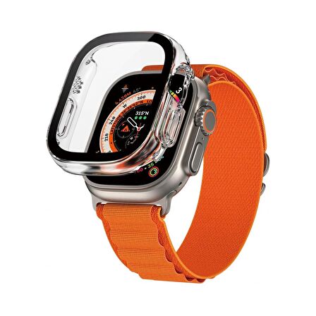 PanzerGlass FullBody Apple Watch Ultra Clear D3O Ekran Koruyucu