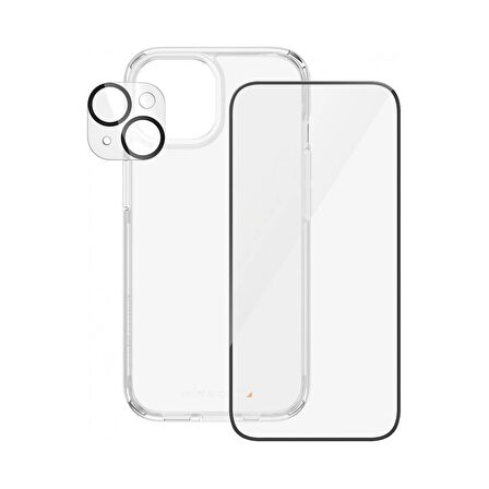 PanzerGlass iPhone 15 UWF Bundle Ekran & Kamera Koruyucu Kapak