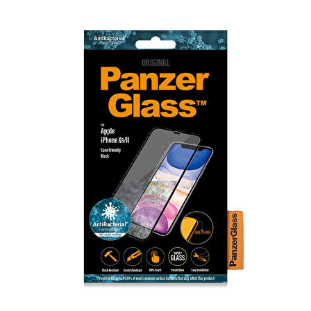 PanzerGlass SAFE. iPhone XR/11 CF, Black Ekran Koruyucu