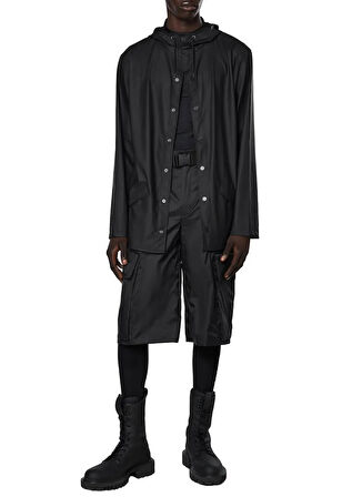 Rains Siyah Erkek Yağmurluk Jacket W3