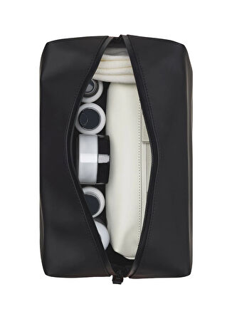 Rains Siyah Traş Çantası WASH BAG LARGE W3