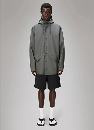Rains Gri Erkek Yağmurluk Jacket W3