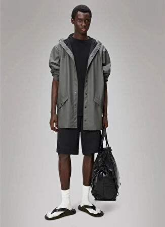 Rains Gri Erkek Yağmurluk Jacket W3