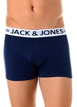 Jack & Jones Mavi Erkek Boxer 12075392 JACSENSE TRUNKS NOOS