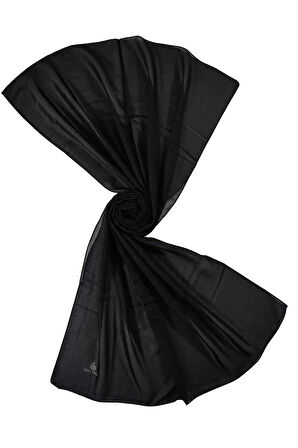 Mısırlı Eşarpları Düz Renk Simli Kristal Şifon Şal