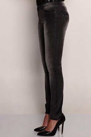 Vero Moda Füme Melanj Kadın Pantolon 10141290