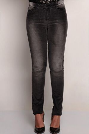 Vero Moda Füme Melanj Kadın Pantolon 10141290