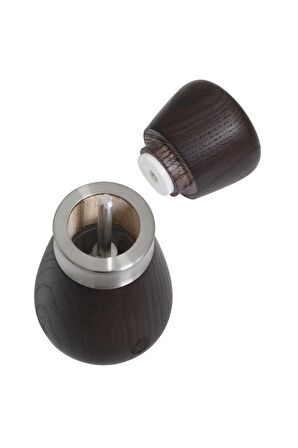 Crush Grind Kyoto Tuz Ve Karabiber Değirmeni 10 Cm Ash-koyu Kahve