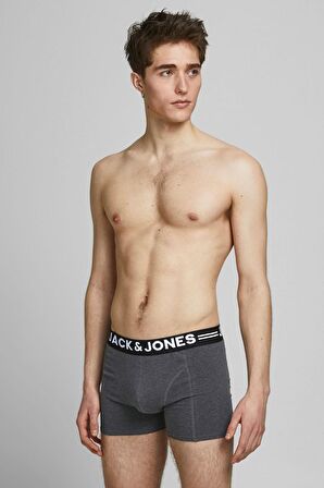 Jack & Jones Erkek Jaclıchfıeld Trunks 3 lü Boxer 63412113943 Bordo