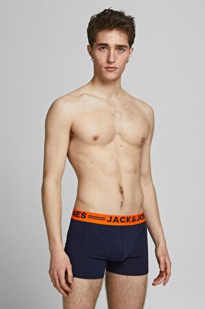 Jack & Jones Erkek Jaclıchfıeld Trunks 3 lü Boxer 63412113943 Bordo