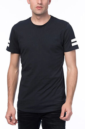 Erkek JCOBORO SS CREW NECK NOOS T-Shirt - Lacivert | M