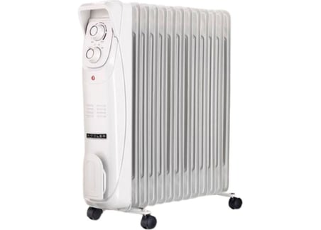 SÜSLER 13 Dilim Yağlı Radyatör SR-5713 2500 W Elektronik Termostatlı Zemin Tipi Beyaz
