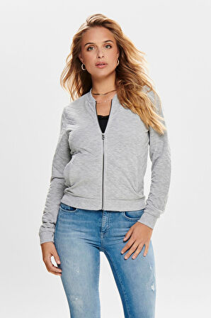 Only Kadın Baharlık Fermuarlı Hırka Sweatshirt - 15131550