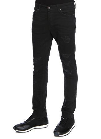 Jack & Jones   Siyah Erkek Denim Pantolon 12128981