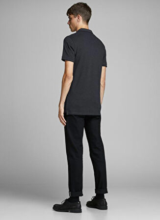 Jack & Jones 12136668 Koyu Gri Melanj T-Shirt