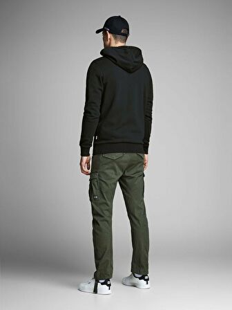 Jack & Jones Regular Fit Siyah Erkek Sweatshirt