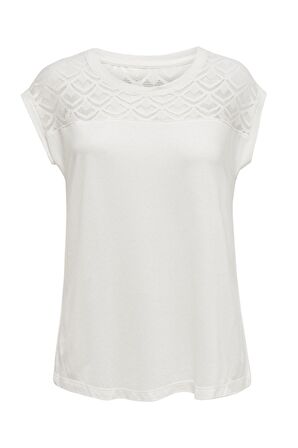 Only Kadın Tişört Onlnicole S/S Mix Top Noos