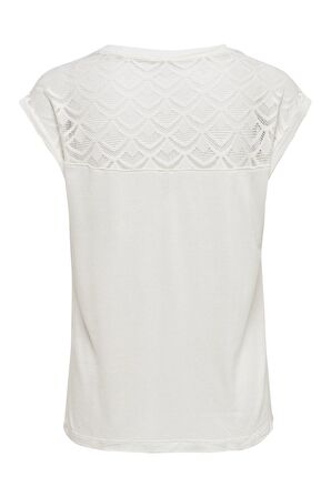 Only Kadın Tişört Onlnicole S/S Mix Top Noos