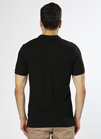 Jack & Jones Polo yaka Yaka Düz Siyah Erkek T-Shirt 12136516 JJEBASIC
