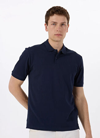 Jack & Jones Lacivert Erkek Polo T-Shirt 12136516_JJEBASIC POLO SS NOOS