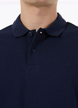Jack & Jones Lacivert Erkek Polo T-Shirt 12136516_JJEBASIC POLO SS NOOS
