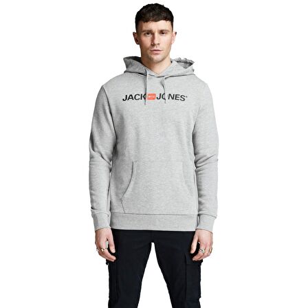 Jack & Jones Erkek Kapşonlu Sweatshirt 12137054