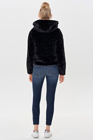 Only Chris Fur Hooded Noos Mont