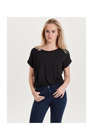 Only Kadın Bisiklet Yaka T-Shirt 15106662