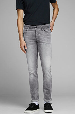 Jack & Jones Erkek Jjıglenn Jean Pantolon 12147024 Gri