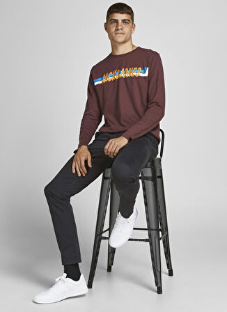 Jack & Jones Normal Bel Standart Siyah Erkek Chino Pantolon 12150158_JPSTMARCO JJBOWIE SA BLACK