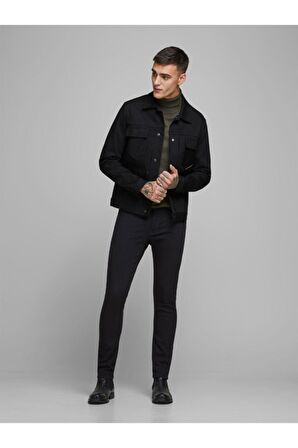 Jack & Jones Erkek Slim Fit Siyah  Kot Pantolon - 12152346