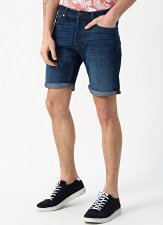 Jack & Jones Regular Fit  Mavi Erkek Şort