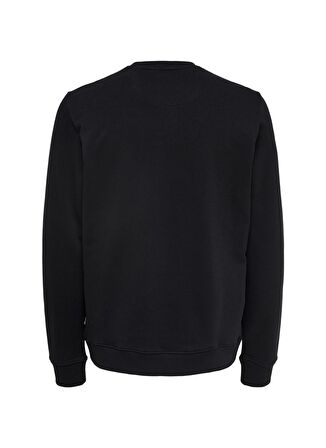 Only & Sons Siyah London Nakışlı Sweatshirt