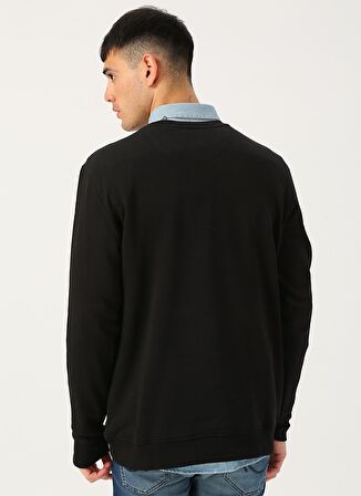 Only & Sons Siyah London Nakışlı Sweatshirt