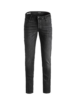 Jack & Jones Düşük Bel Slim Fit Siyah Erkek Denim Pantolon 12159030_JJIGLENN