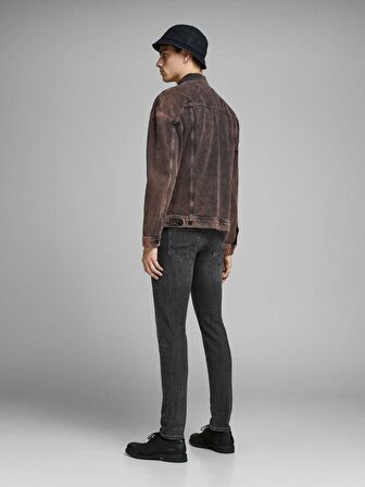 Jack & Jones Düşük Bel Slim Fit Siyah Erkek Denim Pantolon 12159030_JJIGLENN