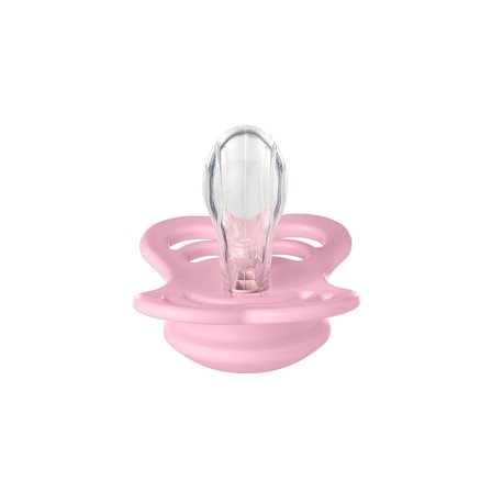 Bibs Supreme Silikon Emzik - Baby Pink 6-18 Ay