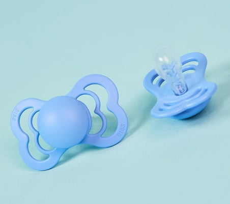 Bibs Supreme Silikon Emzik - Sky Blue 0-6 Ay