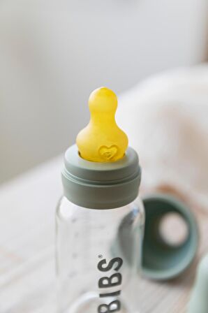 Bibs Baby Bottle Complete Set Biberon 225 ml - Sage