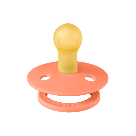 Bibs Colour Kauçuk Emzik I Papaya I 0-6 Ay