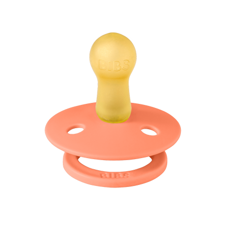Bibs Colour Kauçuk Emzik I Papaya I 0-6 Ay